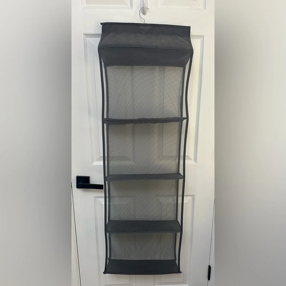 Hanging Closet Shelf Four-layer Storage Bag Household Clothes Container